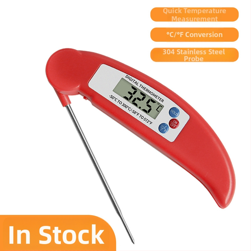 Ψηφιακός θερμόμετρο φαγητού για κουζίνα, εύρος -50°C έως 300°C, ανάλυση 0,1°C, ακρίβεια ±0,8°C, χρόνος αντίδρασης 3–4 δευτερόλεπτα