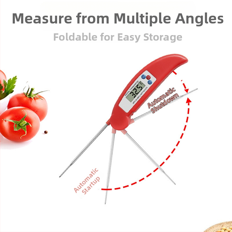 Ψηφιακός θερμόμετρο φαγητού για κουζίνα, εύρος -50°C έως 300°C, ανάλυση 0,1°C, ακρίβεια ±0,8°C, χρόνος αντίδρασης 3–4 δευτερόλεπτα
