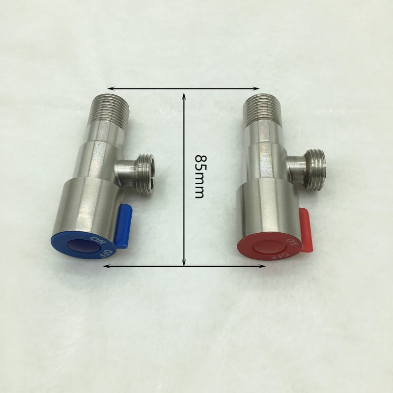 Ugradni zidni univerzalni kutni ventil za toplu i hladnu vodu, model XKS-G1503LS, 1,2 MPa, promjer otvora 4 boda