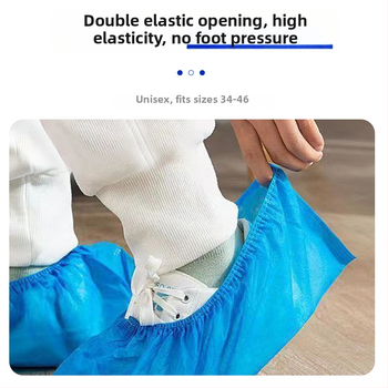 Jednokratne zaštitne navlake za cipele od netkanog materijala, deblje, prašini otporne, protivklizne, otporne na habanje, 17×40 cm