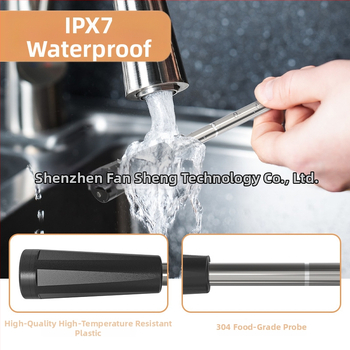 Θερμόμετρο φαγητού Van Ganshengda, ανάλυση θερμοκρασίας 0.1°C, δυνατότητα προσαρμογής