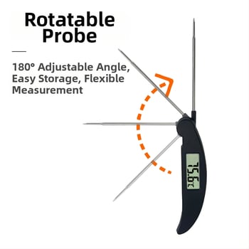 JIMEI θερμόμετρο φαγητού για μπάρμπεκιου και κουζίνα, ευαισθησία μέτρησης 0.1°C, 150 τεμάχια ανά κουτί, με δυνατότητα προσαρμογής