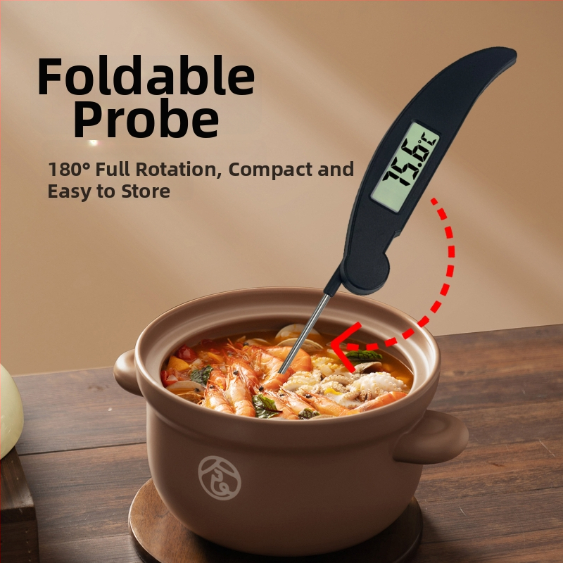 JIMEI θερμόμετρο φαγητού για μπάρμπεκιου και κουζίνα, ευαισθησία μέτρησης 0.1°C, 150 τεμάχια ανά κουτί, με δυνατότητα προσαρμογής