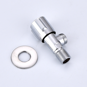 Ventil triunghi încastrat, corp din aliaj de zinc, presiune de lucru 1.0 MPa, potrivit pentru bucătărie și baie