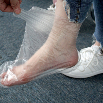 Еднократни пластмасови покривки за крака (PE) — Hua Ling, срок на годност 36 месеца, неразградими
