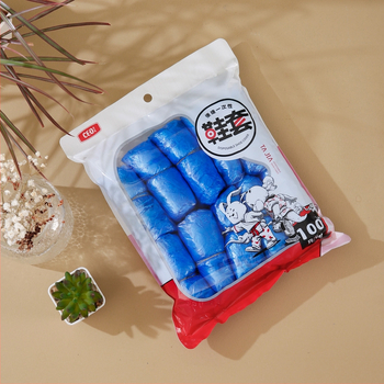 Acoperiri pentru pantofi din plastic, de unică folosință, pentru uz interior, potrivire universală, culoare solidă, grosime 2 straturi