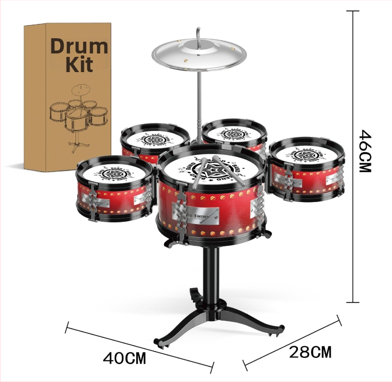 Jucărie de percuție pentru copii — metal, NJ-12204, pentru copii 4–6 ani, unisex