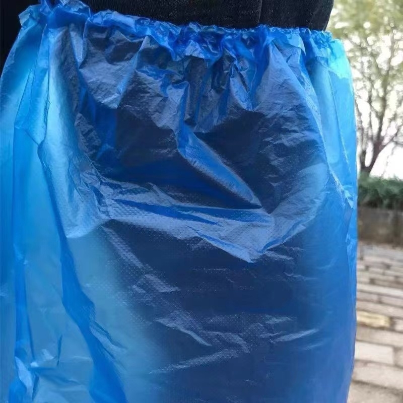 Jednokratne zaštitne navlake za cipele, debeli vodootporni, produžene dužine, za unutarnju i vanjsku upotrebu, PE prozirne, protuklizne, otporne na habanje