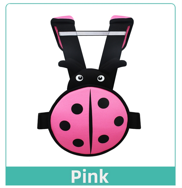 Detský bezpečnostný postroj pre motocykle a elektrické vozidlá, polyester, vhodný vek 1,5–12 rokov, prispôsobiteľný