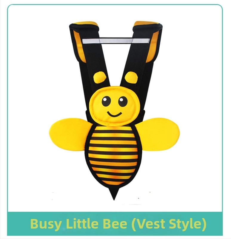 Detský bezpečnostný postroj pre motocykle a elektrické vozidlá, polyester, vhodný vek 1,5–12 rokov, prispôsobiteľný