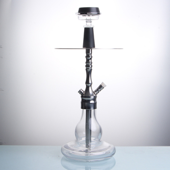 Водна лула със стъклена конструкция, марка HOOKAH HY, печат на лого и персонализиране, опаковка 1 бр.