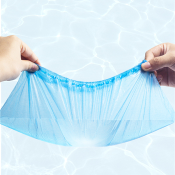 Κάλυμμα ποδιών μίας χρήσης από PE, παχυμένο πλαστικό για εσωτερική χρήση, προστασία από σκόνη και νερό, μοντέλο lwxt101, οικιακή χρήση