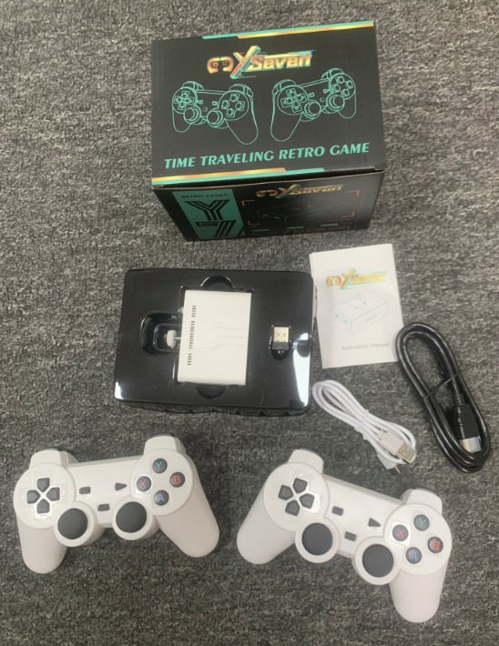 Nostalgična TV gaming konzola s dvostrukim sustavom, 2GB LPDDR4 RAM, Linux OS, USB sučelje, bežični kontroleri