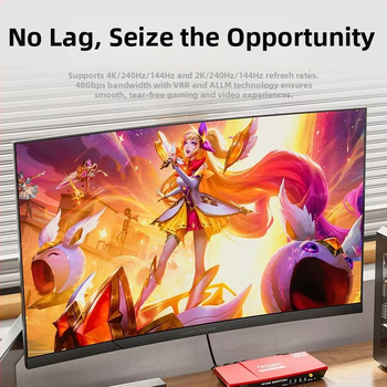 Cablu HDMI 2.1 de înaltă definiție, 3 m, conductor din aliaj placat cu aur, suport 3D/2K/4K, pentru monitoare, televizoare și calculatoare