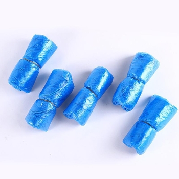 Coveruri de încălțăminte din plastic PE, de unică folosință, grosime medie, protecție împotriva prafului, pentru atelier și casă