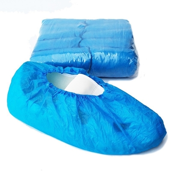 Κάλυμμα παπουτσιών από PE πλαστικό, μιας χρήσης, αδιάβροχο και αντιολισθητικό, 2 g, για οικιακή χρήση, προστασία από σκόνη