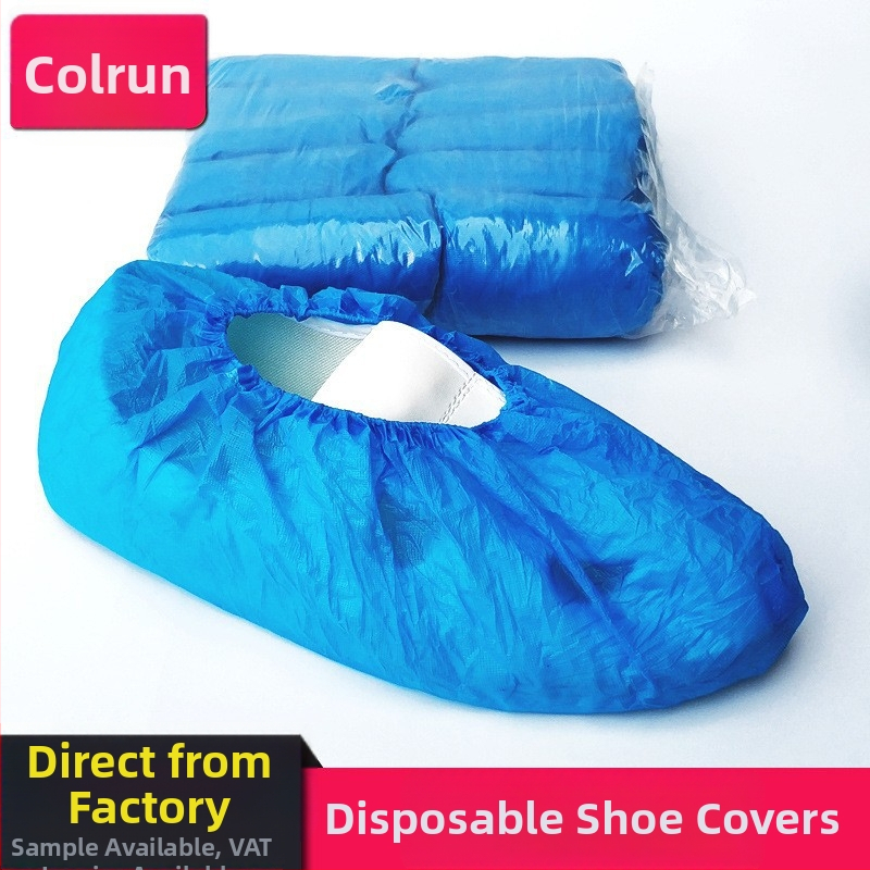 Κάλυμμα παπουτσιών από PE πλαστικό, μιας χρήσης, αδιάβροχο και αντιολισθητικό, 2 g, για οικιακή χρήση, προστασία από σκόνη