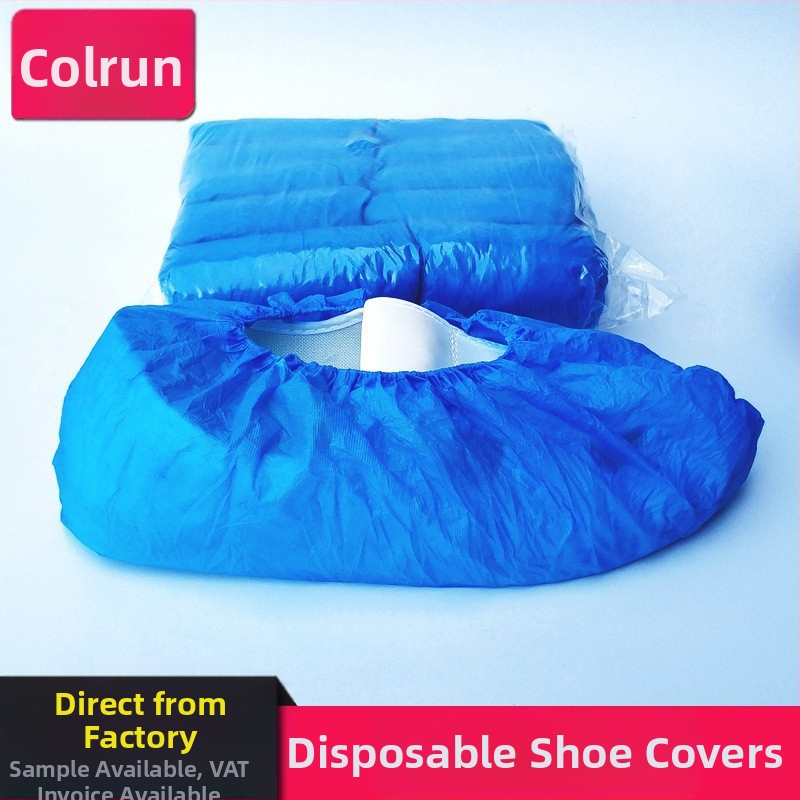 Κάλυμμα παπουτσιών από PE πλαστικό, μιας χρήσης, αδιάβροχο και αντιολισθητικό, 2 g, για οικιακή χρήση, προστασία από σκόνη