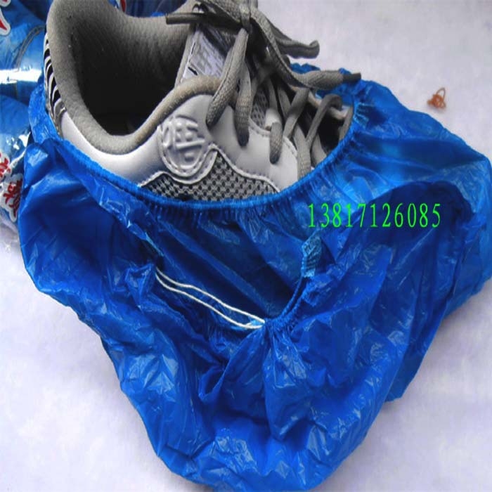 Huse de încălțăminte, de unică folosință, îngroșate și rezistente la uzură, cu bandă elastică dublă, din PE