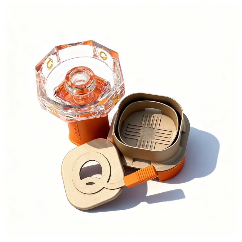 Hookah silikonska posuda — komplet, brend Q, model 2025123003, stil light luxury