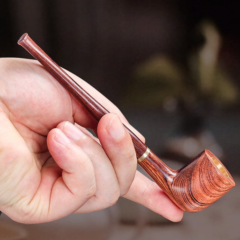 Pipă de fum din lemn, reutilizabilă, stil: Chinezesc nou / Etnic / Clasic, cod produs P3513