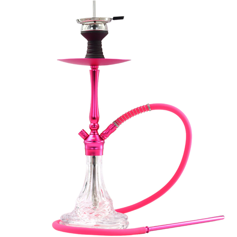Shisha Hookah din aliaj de aluminiu, corp cu tub unic sau dublu, personalizare disponibilă (Brand: OUDI; 6 buc./cutie)