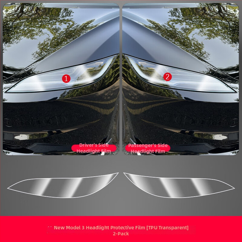 TPU ochranný film na stredový stĺpik pre Tesla Model 3 – ochrana proti poškriabaniu tlačidiel na volante, tlačidla dverí, centrálnu ovládaciu jednotku a panel ovládania okien