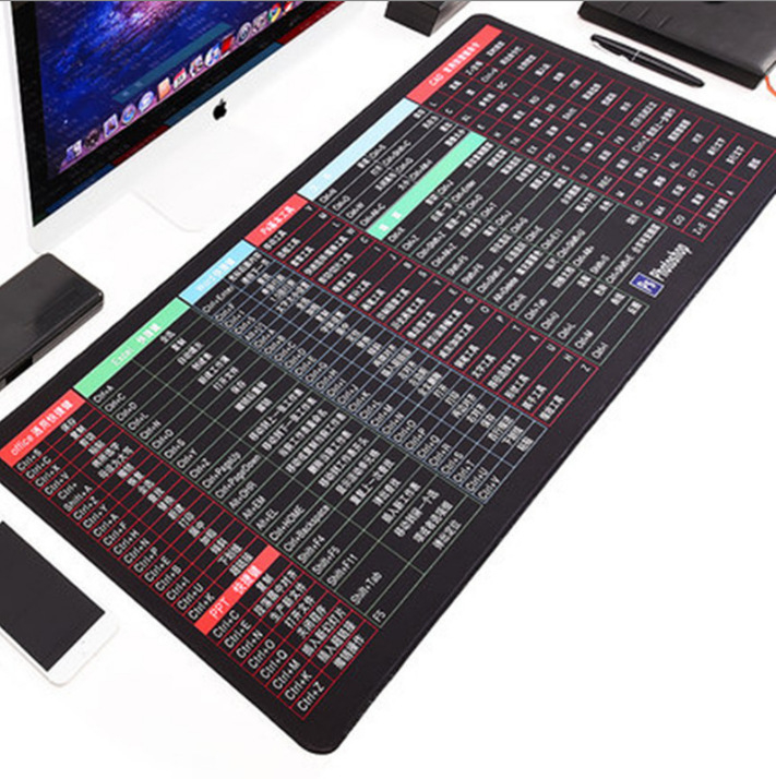 Covoraș de masă pentru mouse, din cauciuc, cu față unică, cu funcție calculator, imprimare, OEM