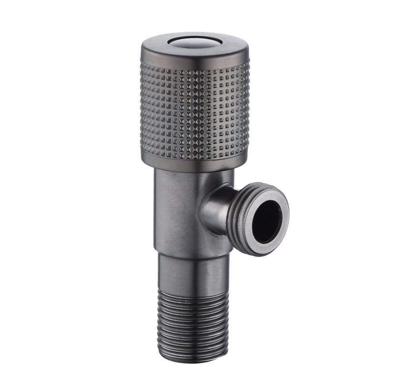 Nehrđajući čelični trojezični vodovodni ventil s jednim ulazom i dva izlaza, navoja, model 987665, radni tlak 0-1.6 MPa, stil Light Luxury