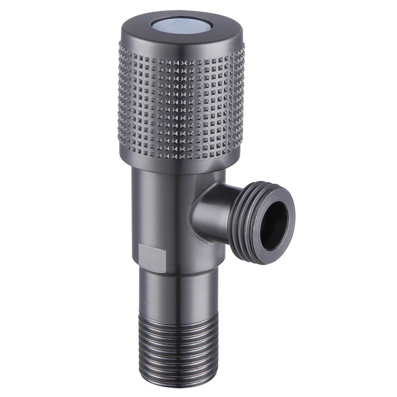 Nehrđajući čelični trojezični vodovodni ventil s jednim ulazom i dva izlaza, navoja, model 987665, radni tlak 0-1.6 MPa, stil Light Luxury