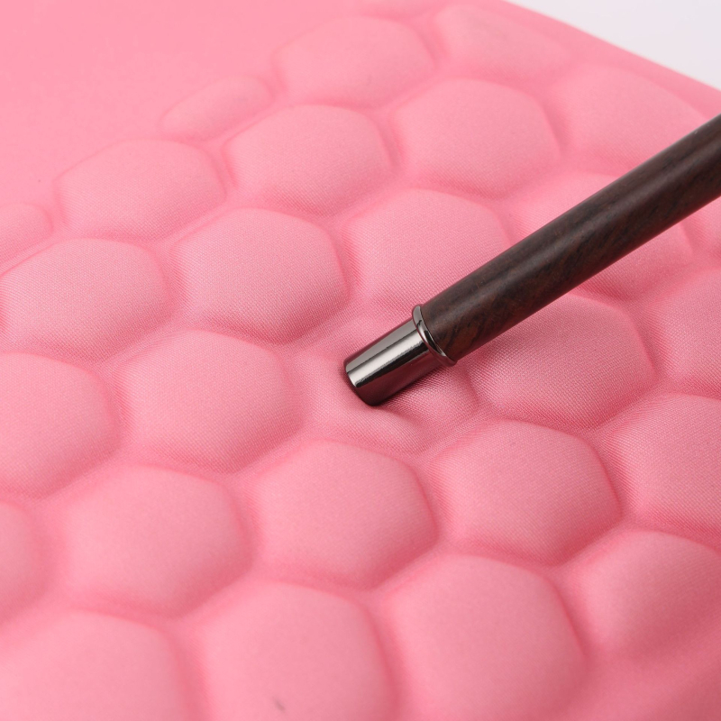 Pad de mână pentru încheietură cu spumă cu memorie, material textil + PU, o singură față, pernă pentru mână și anti-alunecare, imprimare prin transfer termic