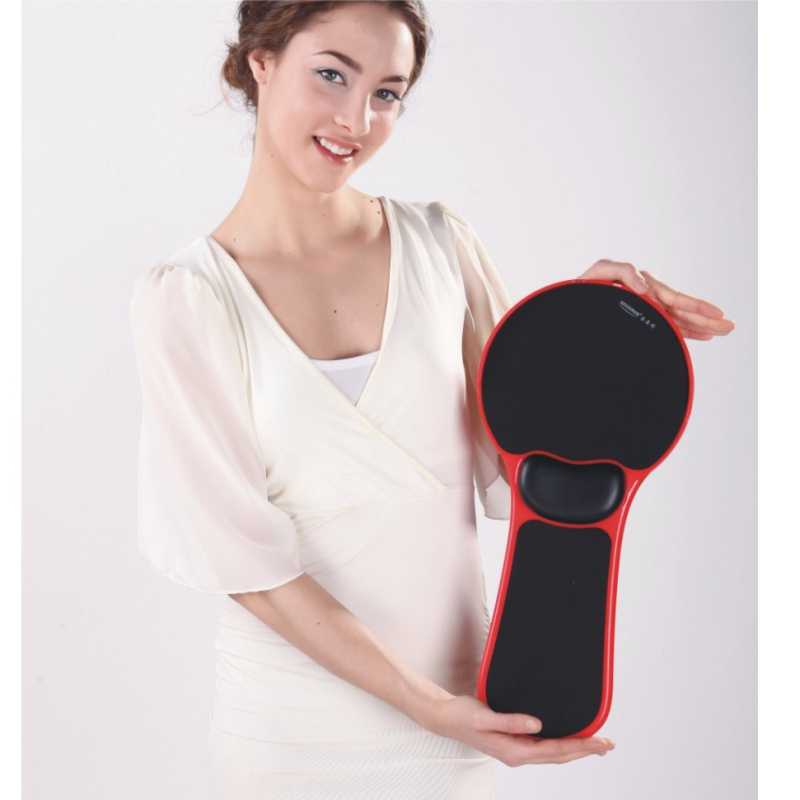 Podloga za miš za stol s jastučićem za zglob – ABS, injekcijsko oblikovanje, jednostrana, OEM prilagodljivo