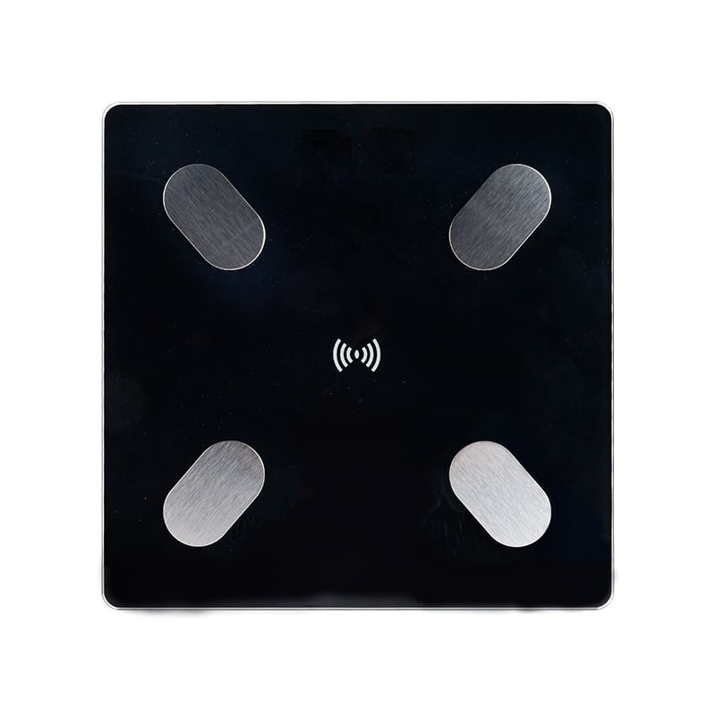 Pametna Bluetooth elektronička vaga za mjerenje težine i tjelesne masnoće s aplikacijom – mjerenje kalorija i vlage – USB punjenje, Chunkai
