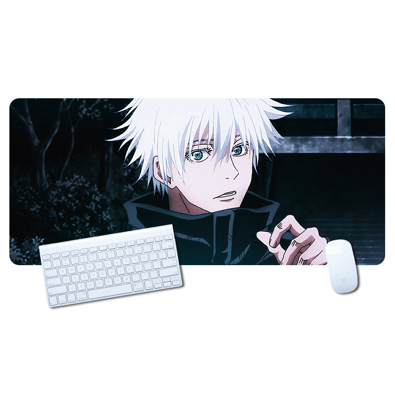 Pad de mouse pentru gaming cu temă anime, material textil + cauciuc, suprafață antiderapantă, transfer termic, logo personalizat