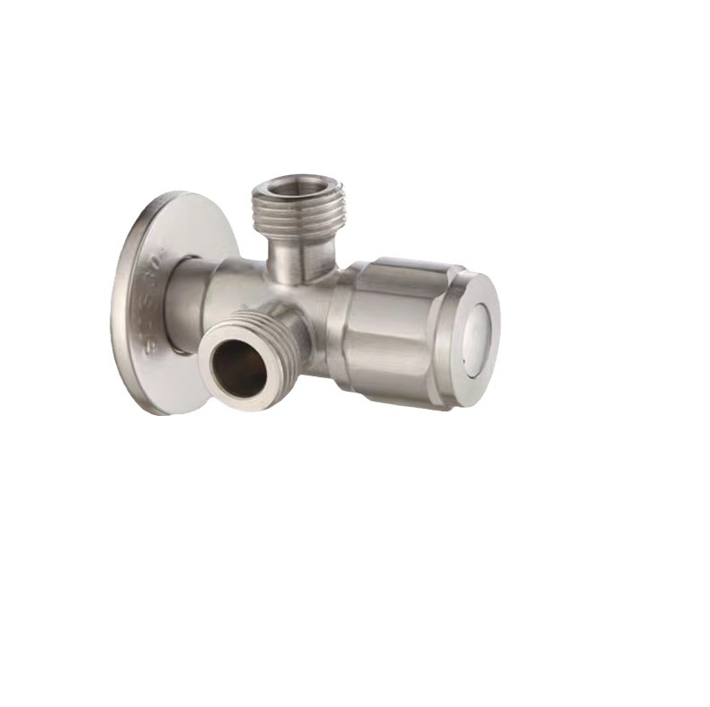 Valvă din oțel inoxidabil 304 pentru boiler, tri-căi, montaj pe perete, diametru interior 20 mm, model A-05, presiune de lucru 0,8 MPa