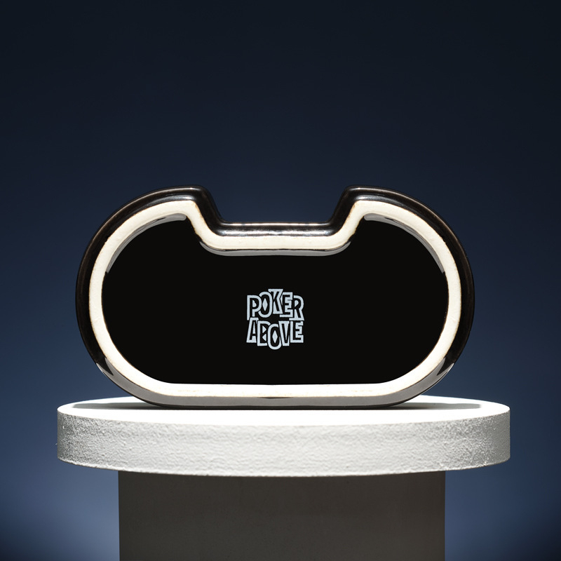 Keramički pepeljara, moderan minimalistički dizajn s funkcijom pohrane, prilagodljivi stolni ukras Jinshang yipin