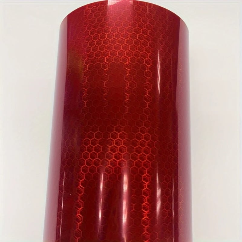 Филм за фарове и задни светлини за автомобили и мотори, диамантен лазерен модел на решетка (honeycomb), PVC филм, промяна на оттенък