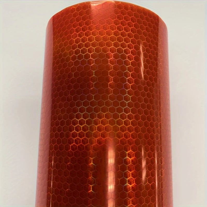 Филм за фарове и задни светлини за автомобили и мотори, диамантен лазерен модел на решетка (honeycomb), PVC филм, промяна на оттенък