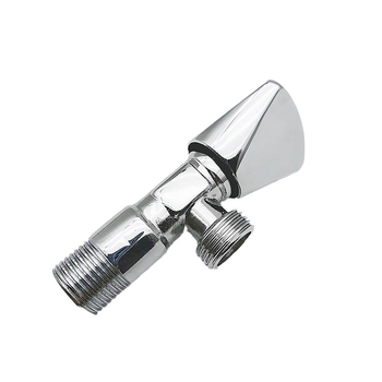 Bakarna kutna ventila s sporim otvaranjem i velikim protokom, ugradnja u zid; pogodna za kupaonicu, kuhinju i balkon; radni tlak 0–90