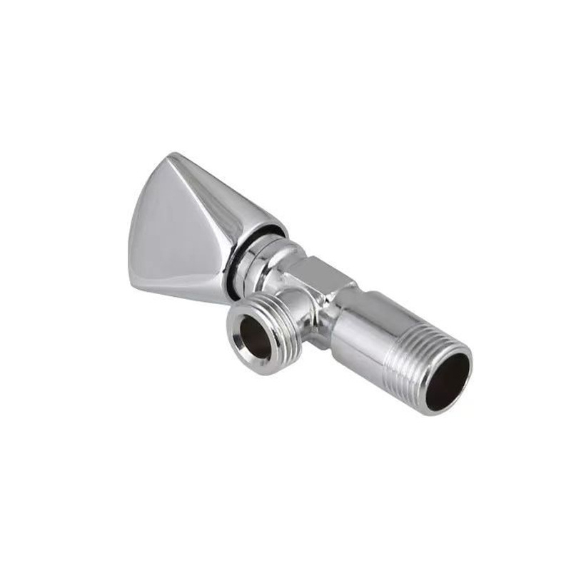 Bakarna kutna ventila s sporim otvaranjem i velikim protokom, ugradnja u zid; pogodna za kupaonicu, kuhinju i balkon; radni tlak 0–90