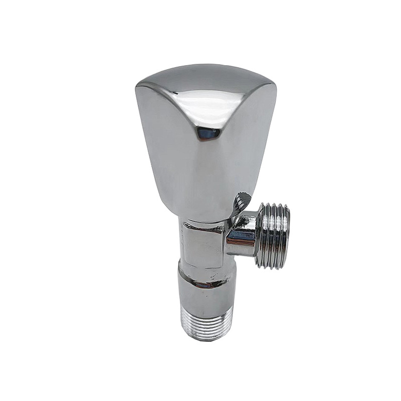 Bakarna kutna ventila s sporim otvaranjem i velikim protokom, ugradnja u zid; pogodna za kupaonicu, kuhinju i balkon; radni tlak 0–90