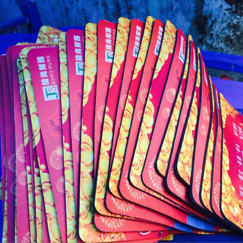 Testreszabott egérpad logóval - gyanta alapú, egyoldalas, hőtranszferes nyomtatás, OEM, különböző formák