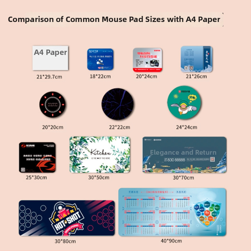 Pad ποντικιού για γραφείο και παιχνίδια — εξατομικευμένο κατά σχέδιο, μονόπλευρη επιφάνεια από ύφασμα, εκτύπωση θερμικής μεταφοράς, δυνατότητα εκτύπωσης λογοτύπου, OEM/παραγωγή κατά παραγγελία