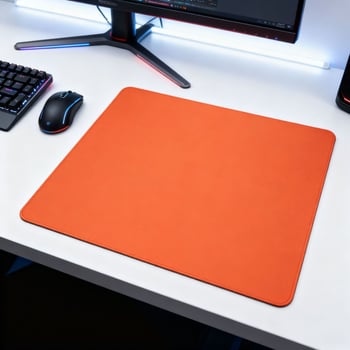 Podložak za miš Class Zero 99-Style, narančasta, ultra mekana gumena gaming podloga, ultra uski rub s šavom, velika poliuretanska podloga za miš