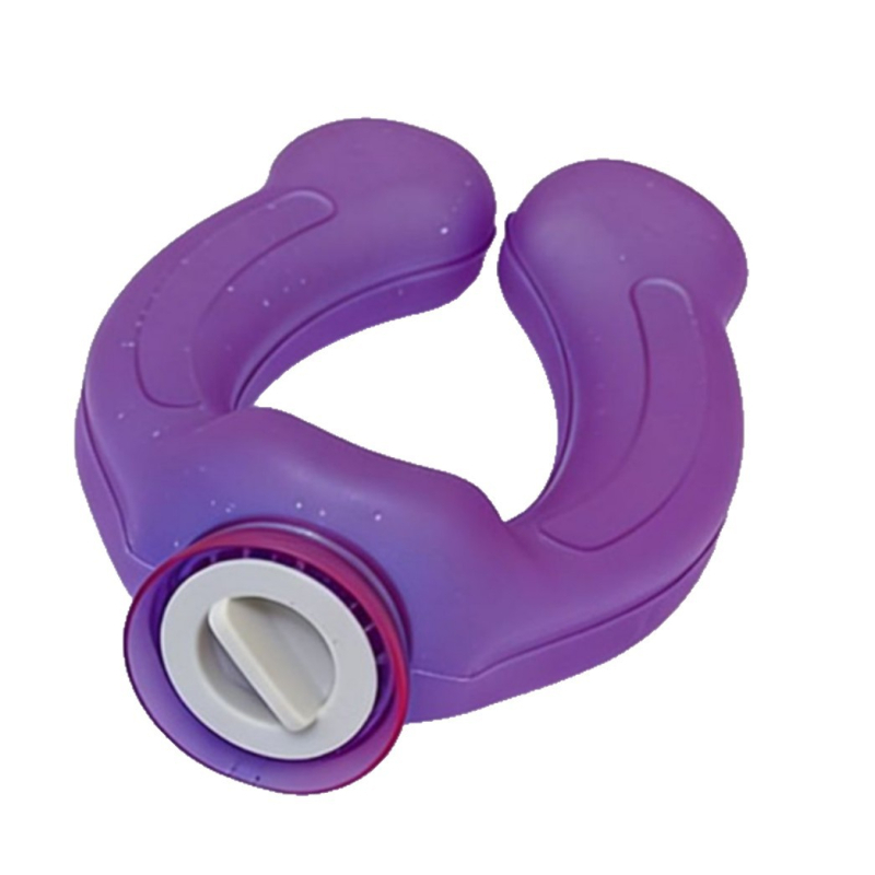 U‑alakú vízbetöltéses forróvíztáska nyakhoz és vállakhoz, kettős használat meleg/hideg, vastag magas sűrűségű PVC