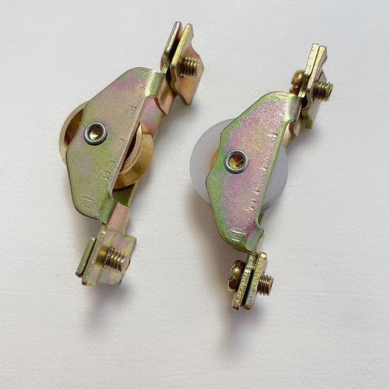 10 бр. алуминиеви сплавни ролки за плъзгащи се врати и прозорци със найлонов лагер