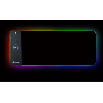 Bežična podloga za miš s RGB osvjetljenjem — gaming podloga za miš i tipkovnicu, OEM prilagodba logotipa, protuklizna površina