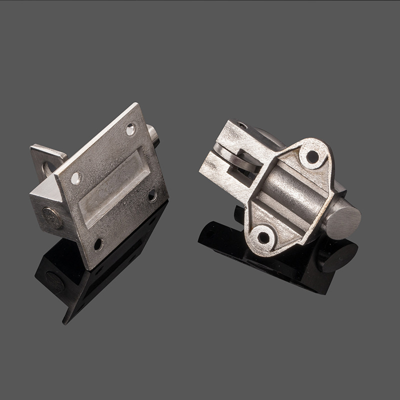 Rugós zár rozsdamentes acélból - nehéz csap, modell 3-018/3-019, felület Brushed, Weitron