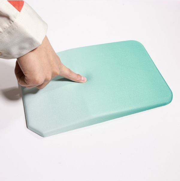 Podložak za zglob od memorijske pjene, velika kožna potpora zapešća, anti-slip PU podloga za miš uz silikonsku potporu ruke