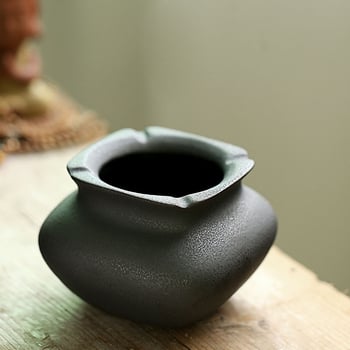 Kerámiából készült hamutartós dohányzóasztal, Hongyu márka, Dehua eredet, nyomtatott logó, testreszabási lehetőség